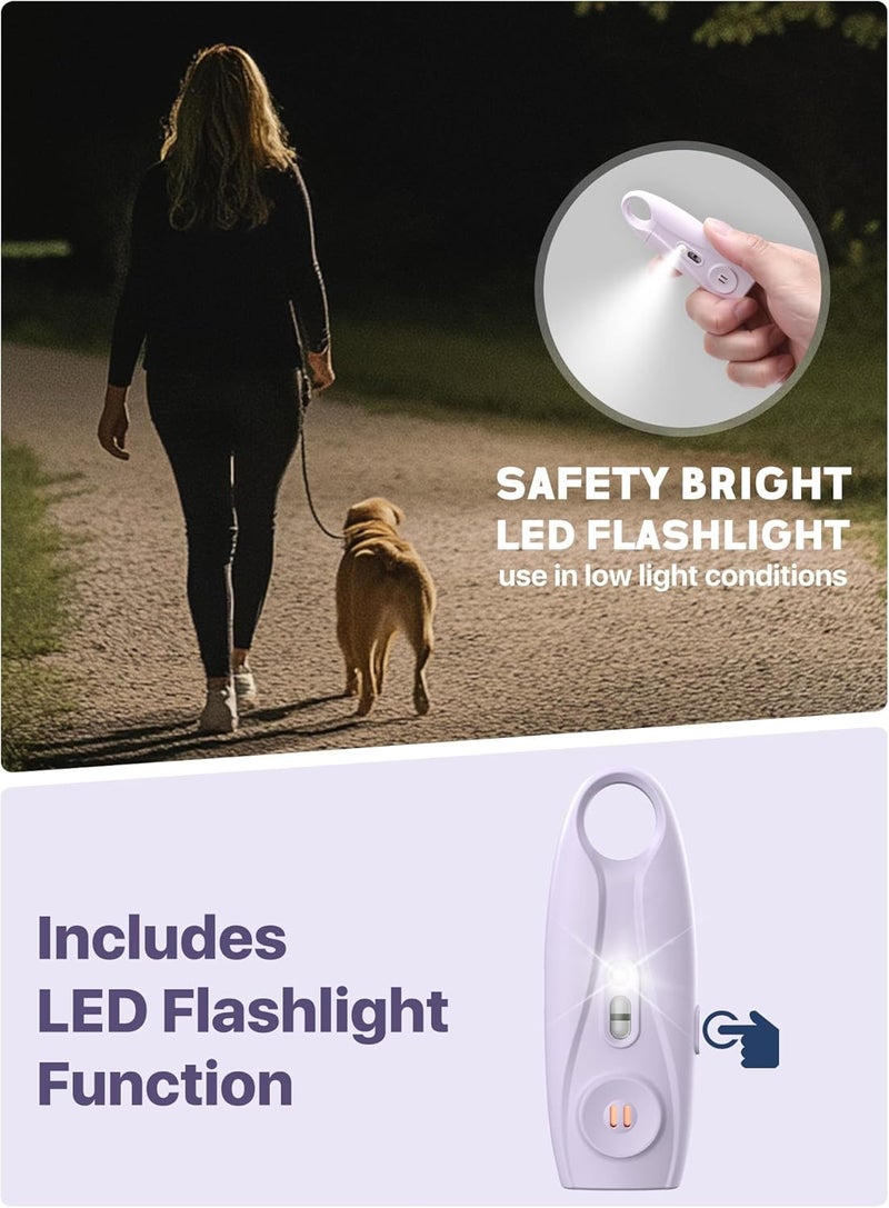 VIGOROAD Rechargeable Personal Safety Alarm Keychain, Upgraded Dual-Color Red & Blue Strobe Light, LED Flashlight, 130dB Loud Siren, Safe Personal Alarm for Women, Kids and Elders - Image 3